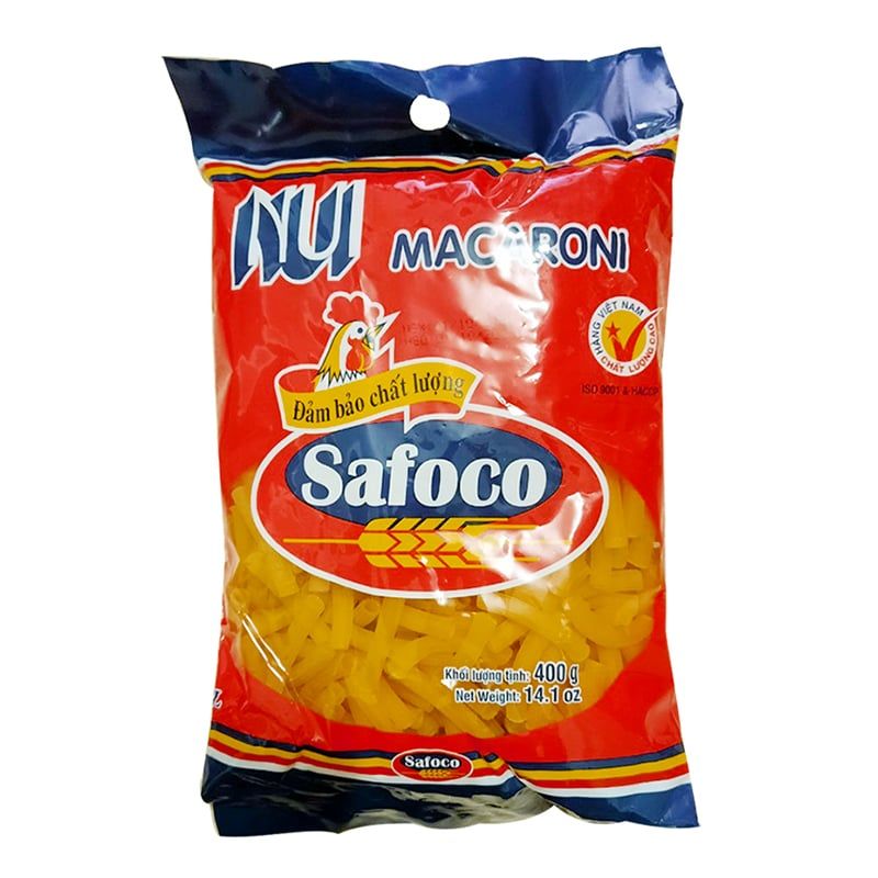 Nui ống lớn Safoco gói 400g – Chuỗi Tạp Hóa Việt - Chuyên Sỉ Và Lẻ