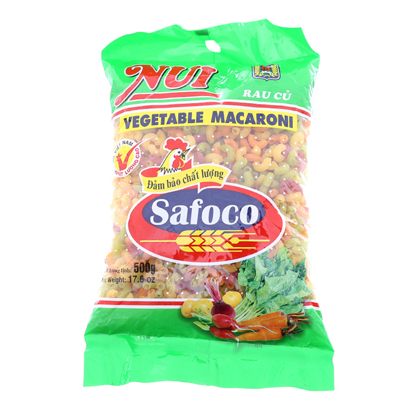 Nui rau củ chữ C Safoco gói 500g – Chuỗi Tạp Hóa Việt - Chuyên Sỉ Và Lẻ