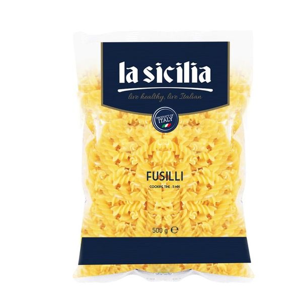  Nui xoắn La Sicilia Fusilli Pasta gói 500g 