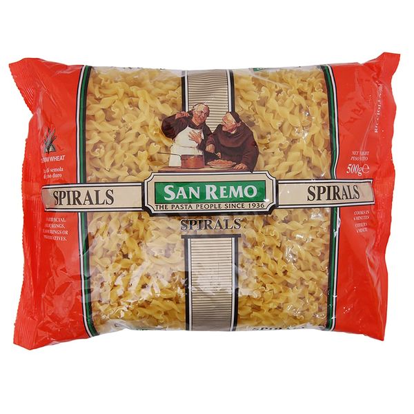  Nui xoắn spirals số 16 San Remo gói 500g 