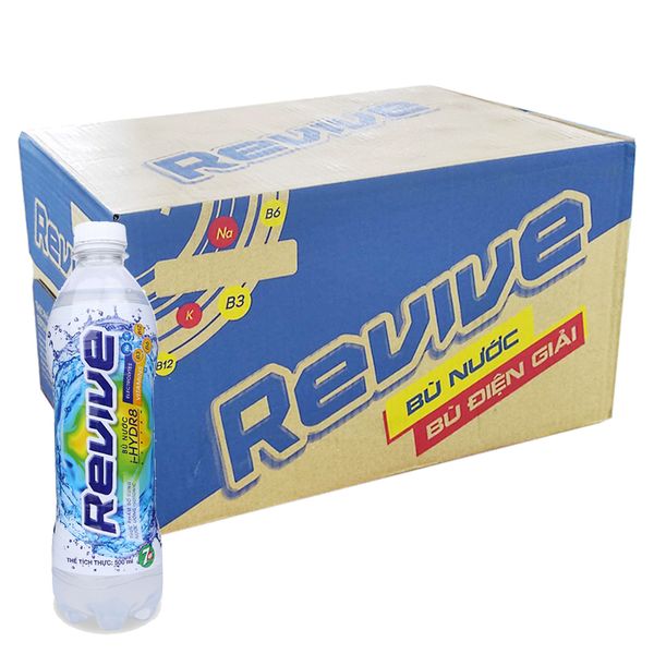  Nước bù khoáng 7 Up Revive  chai thùng  24 chai x 500 ml 