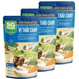  Nước dùng cô đặc vị lẩu Thái chay SG Food bộ 3 gói x 180g 