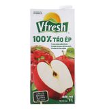  Nước ép táo 100% Vfresh hộp 1L 