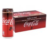  Nước giải khát có gas Coca Cola cà phê lon 330ml 