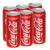  Nước giải khát có gas Coca Cola lốc 6 lon x 320 ml 