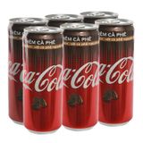  Nước giải khát có gas Coca Cola cà phê lon 330ml 