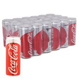  Nước giải khát có gas không đường Coca Cola Light thùng 24 lon x 330ml 