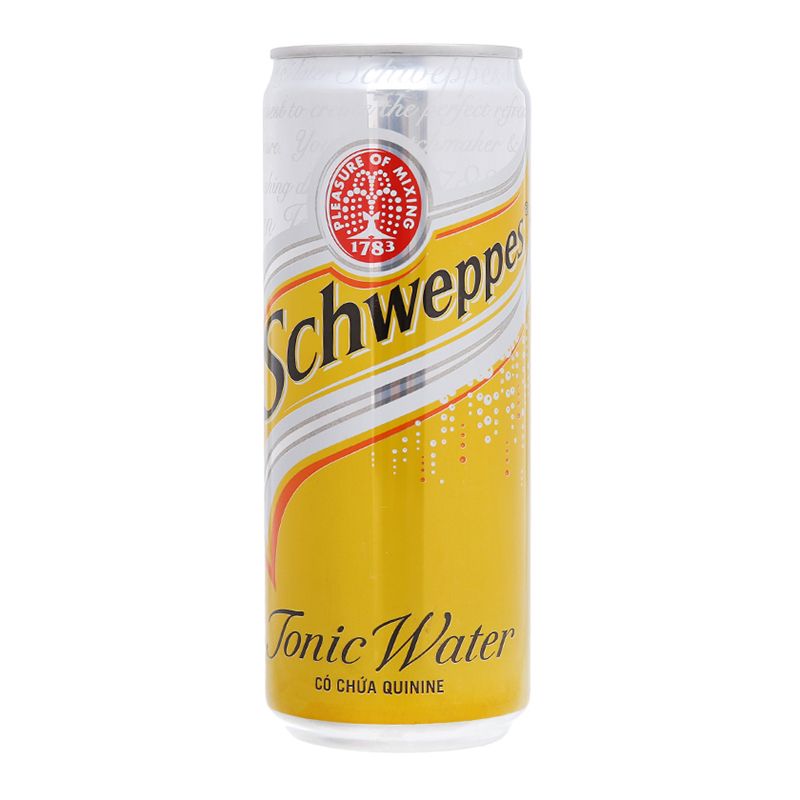  Nước giải khát có gas Schweppes Tonic lốc 6 lon x 330ml 