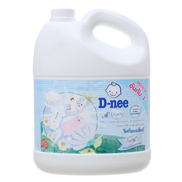  Nước giặt cho bé D-nee trắng can 3 lít 