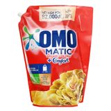  Nước giặt Omo Matic cửa trên hương Comfort tinh dầu thơm túi 2kg 