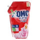  Nước giặt OMO Matic cửa trên hương hoa hồng Ecuador bộ 2 túi x 1,9 lít 