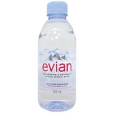  Nước khoáng đóng chai Evian thùng 24 chai 330ml 