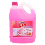  Nước lau sàn Lix 2x đậm đặc hương Lily hoa hồng bộ 2 can x 4kg 