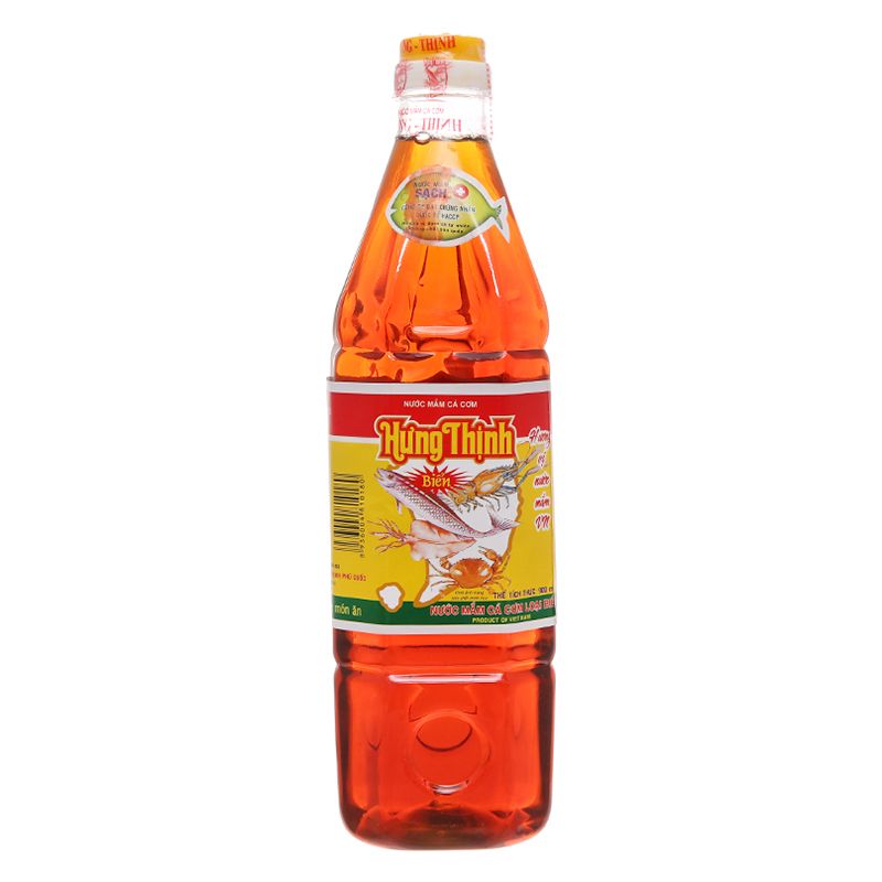  Nước mắm cá cơm Hưng Thịnh loại biển lốc 6 chai x 900 ml 
