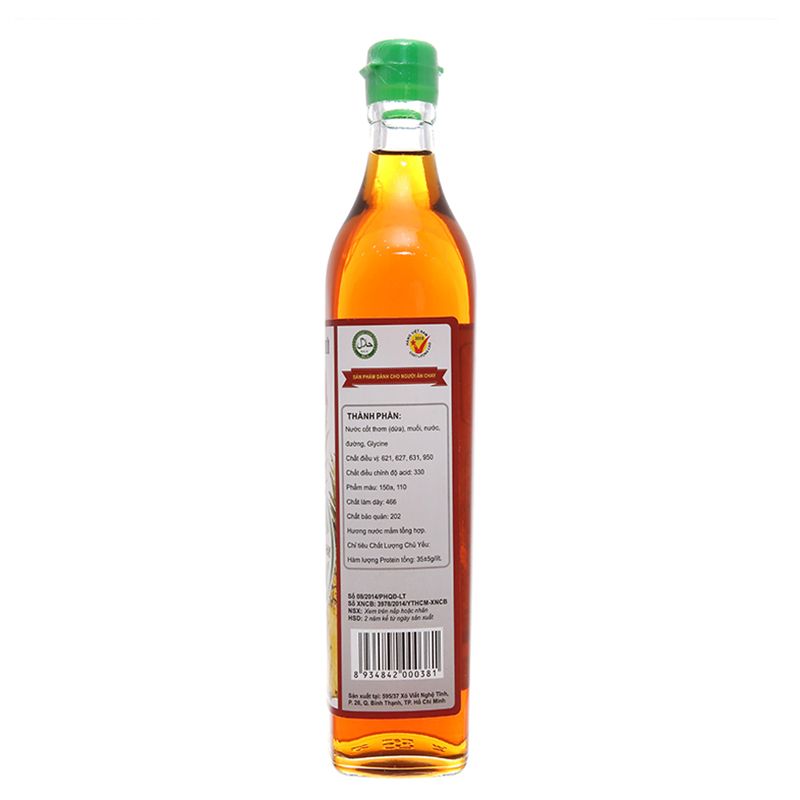  Nước mắm chay Liên Thành chai 500ml 