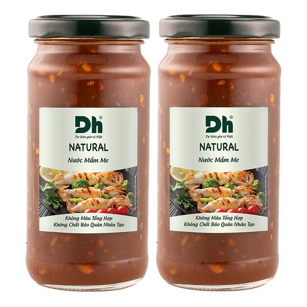  Nước mắm me DH Foods natural bộ 2 hũ x 240 ml 