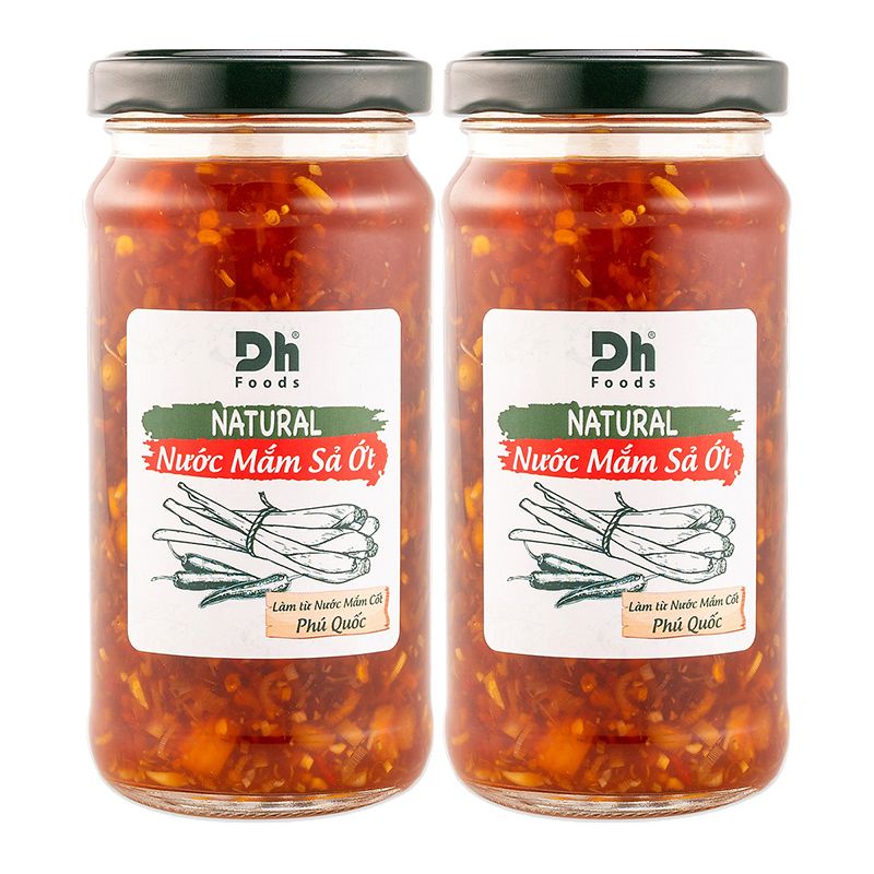  Nước mắm sả Ớt DH Foods natural bộ 2 hũ x 200 ml 