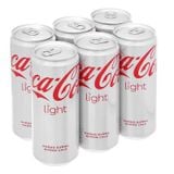  Nước giải khát có gas không đường Coca Cola Light thùng 24 lon x 330ml 