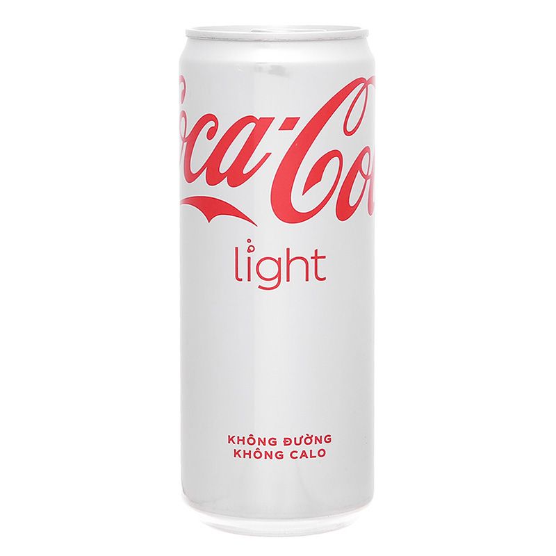  Nước giải khát có gas không đường Coca Cola Light thùng 24 lon x 330ml 