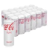  Nước giải khát có gas không đường Coca Cola Light thùng 24 lon x 330ml 