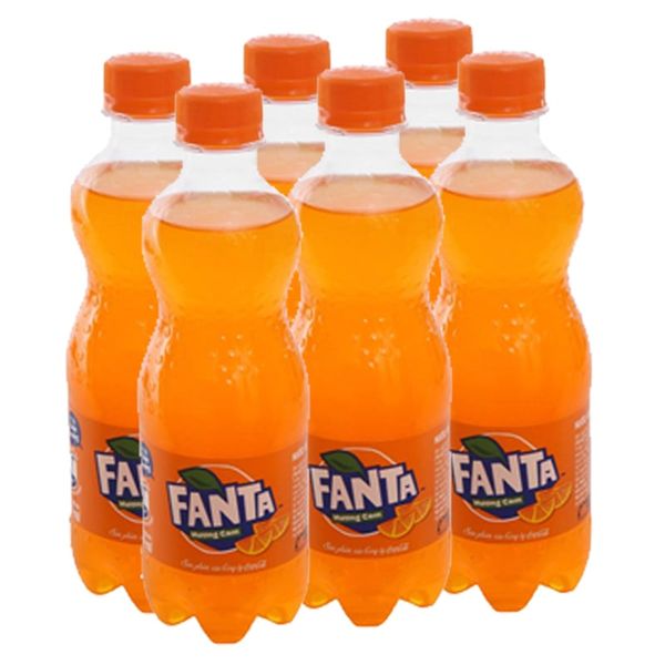  Nước ngọt Fanta vị cam lốc 6 chai x 390ml 