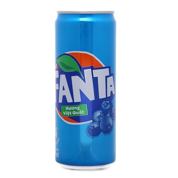  Nước ngọt Fanta vị việt quất lon 330ml 