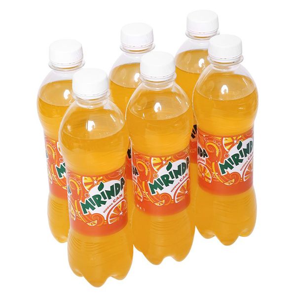  Nước ngọt Mirinda vị cam lốc 6 chai x 390ml 