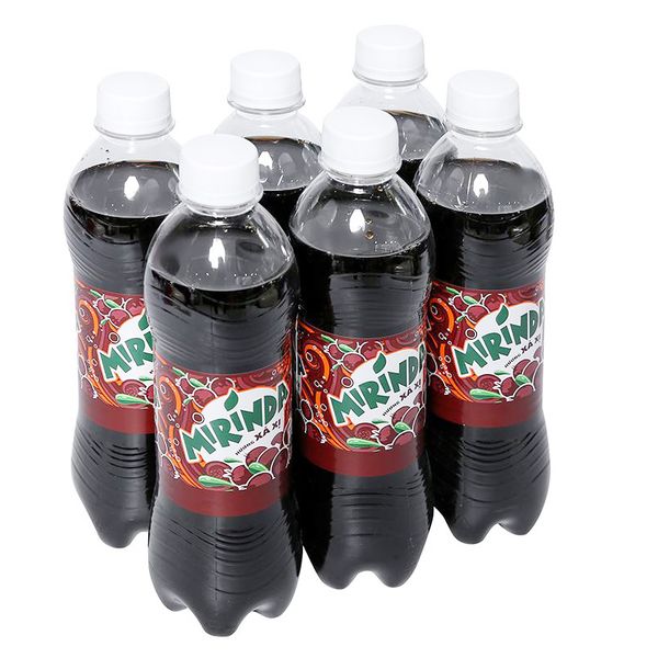  Nước ngọt Mirinda hương sá xị lốc 6 chai x 390ml 