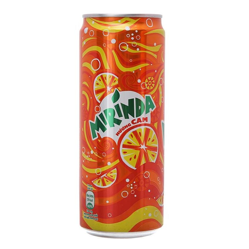  Nước ngọt Mirinda vị cam lốc 6 lon x 330ml 