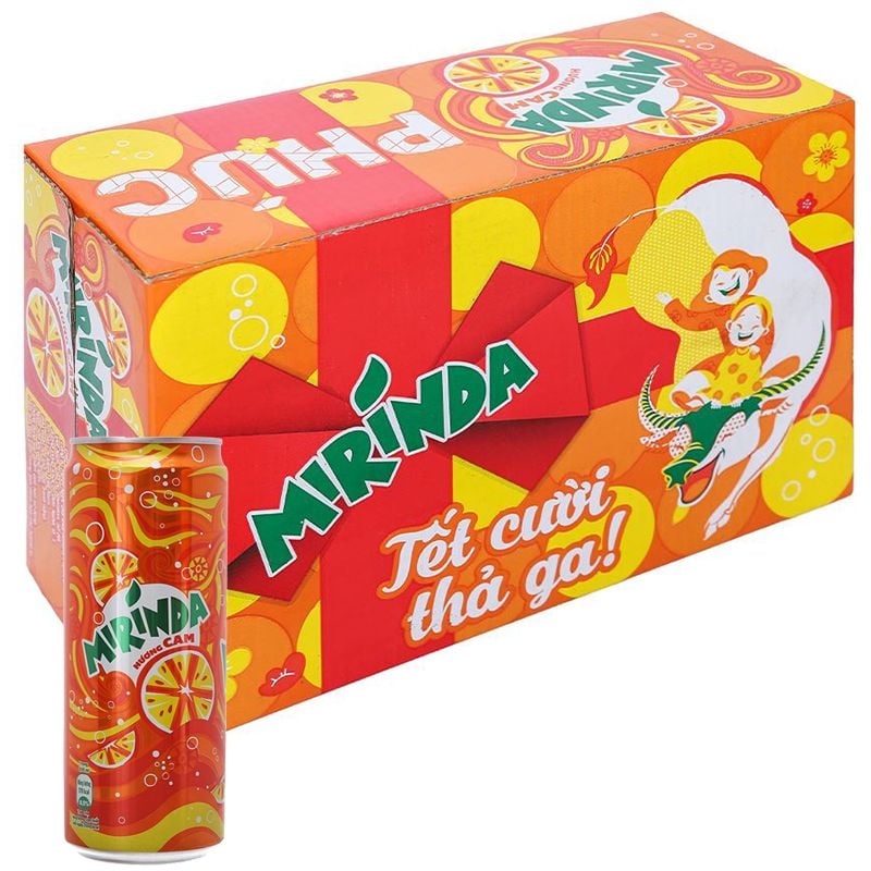 Nước ngọt Mirinda vị cam lon 330ml – Chuỗi Tạp Hó…