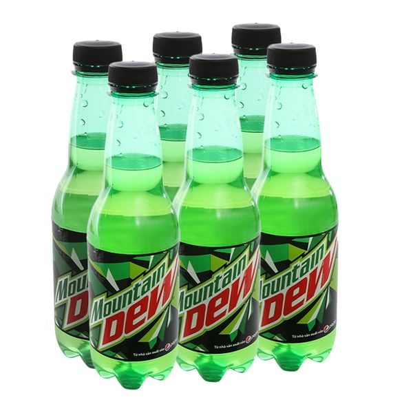  Nước ngọt Mountain Dew lốc 6 chai x 390ml 