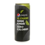  Nước ngọt Pepsi không calo vị chanh lốc 6 lon x 330ml 