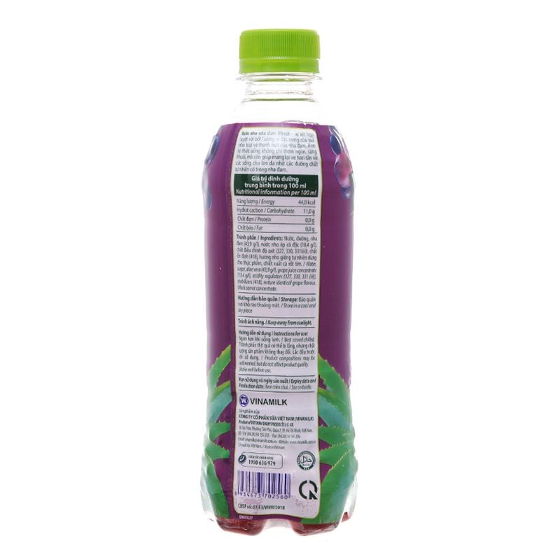  Nước nho & nha đam Vfresh thùng 24 chai x 350ml 