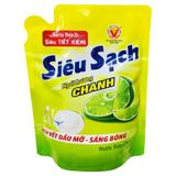  Nước rửa chén Lix hương chanh túi 3,5 kg 