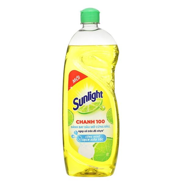  Nước rửa chén Sunlight chanh 100 chai 750 g 