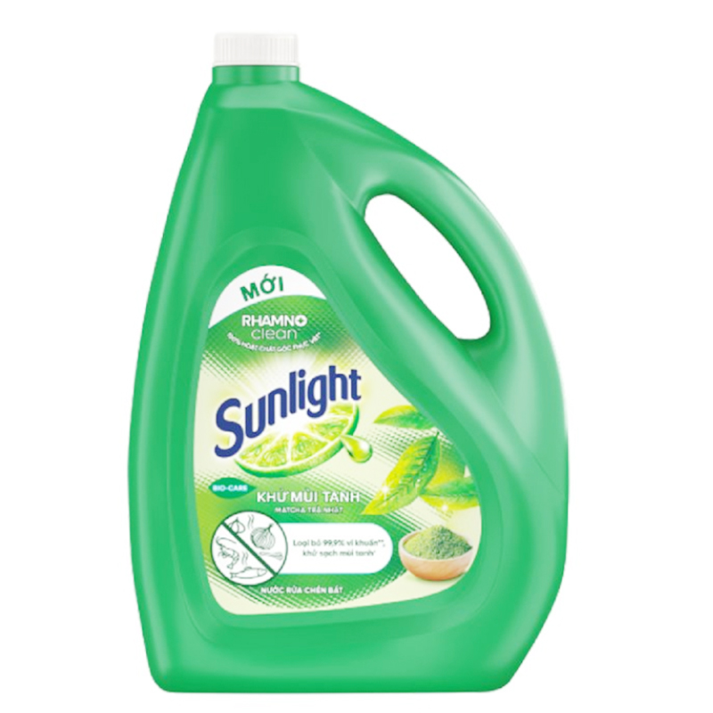 Nước rửa chén Sunlight Extra trà xanh Matcha Nhật Bản can 3,5 kg ...