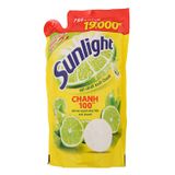  Nước rửa chén Sunlight hương chanh 100 túi 1,4 kg 