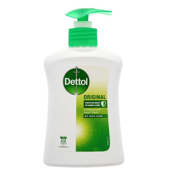  Nước rửa tay Dettol kháng khuẩn chai 250g 