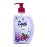  Nước rửa tay Dr. Clean hương nho chai 500ml 