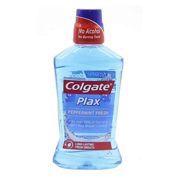  Nước súc miệng Colgate Plax Peppermint Fresh hương bạc hà chai 250ml 