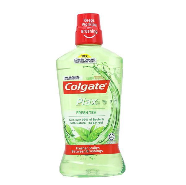  Nước súc miệng Colgate Plax trà xanh chai 750 ml 