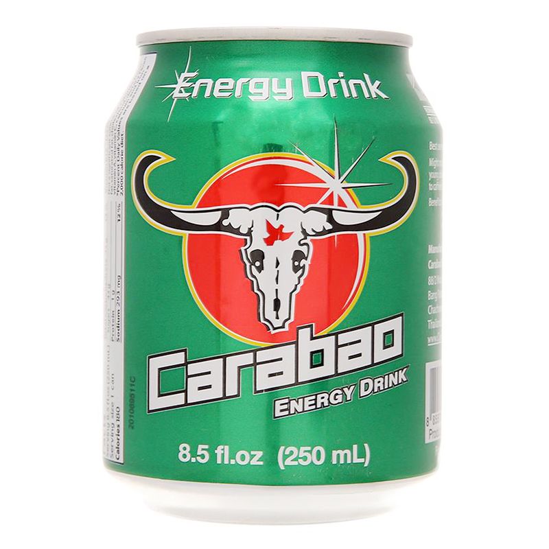  Nước tăng lực Carabao lốc 6 lon x 250ml 