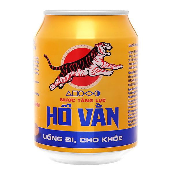  Nước tăng lực Hổ Vằn dứa tươi chín lon 245ml 