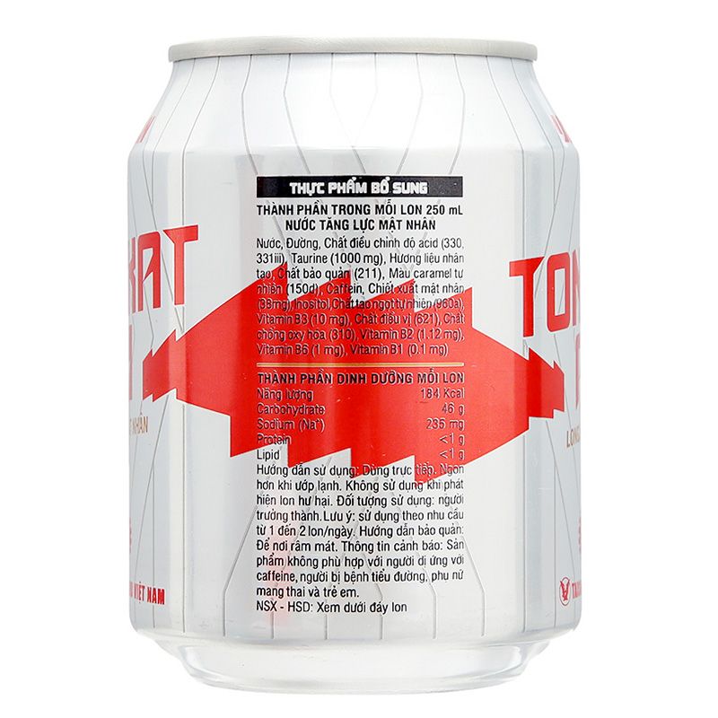  Nước tăng lực Lipovitan mật nhân Tongkat Ali thùng 24 lon x 250ml 
