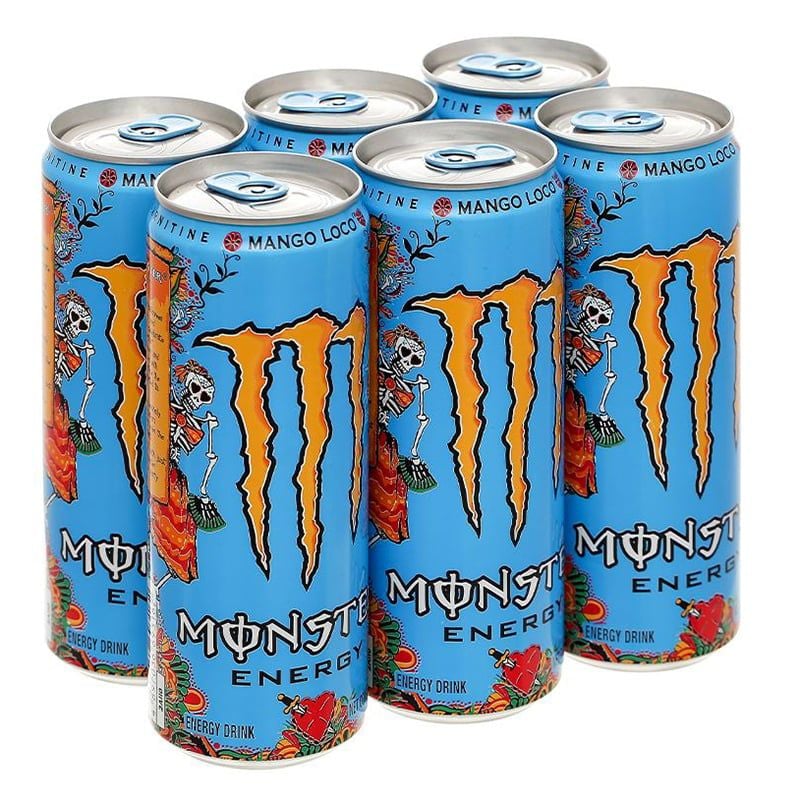  Nước tăng lực Monster Energy Mango vị xoài lon 355ml 