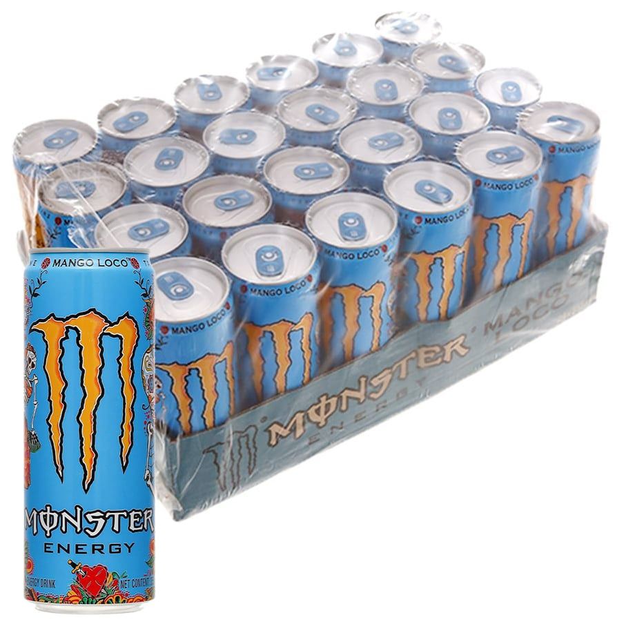  Nước tăng lực Monster Energy Mango vị xoài lon 355ml 