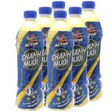  Nước tăng lực Number 1 Active hương chanh muối lốc 6 chai x 500 ml 