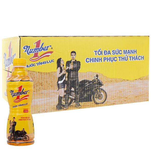  Nước tăng lực Number 1 thùng 24 chai x 330 ml 