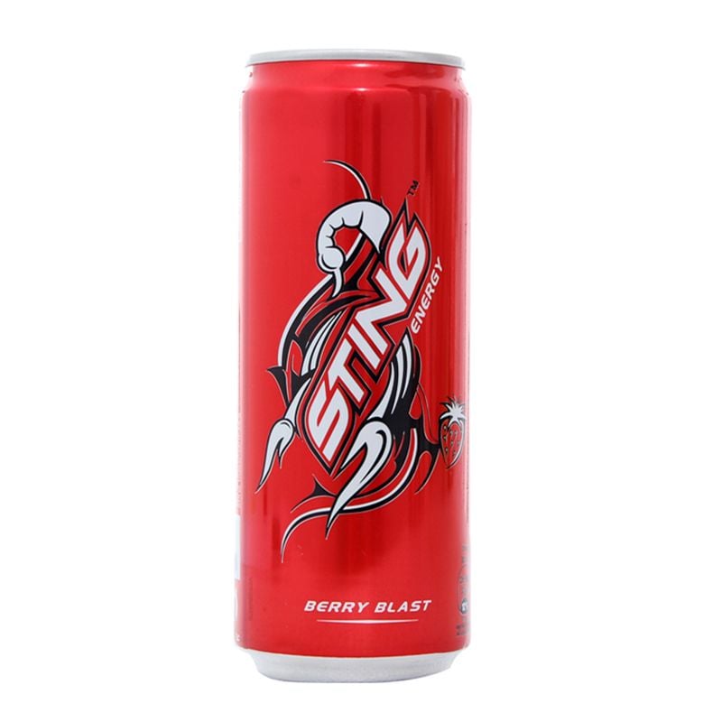  Nước tăng lực Sting dâu đỏ lon cao lốc 6 lon x 330 ml 