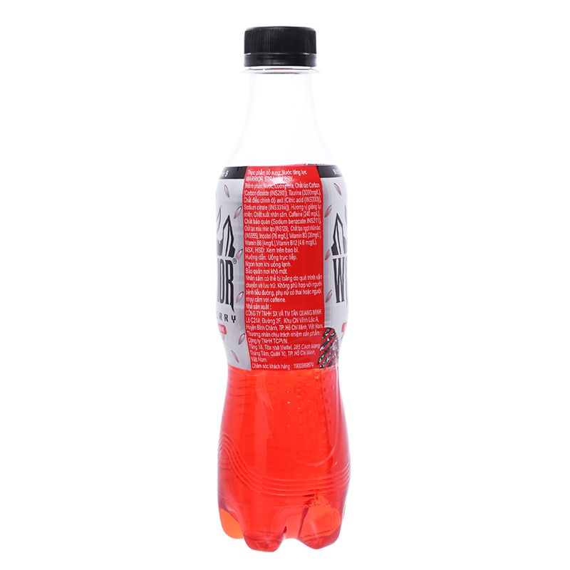  Nước tăng lực Warrior hương dâu thùng 24 chai x 330ml 